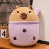 Capibara Cuddle Buddy: Plush Throw Pillow & Doll for Kids' Joy