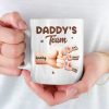 Captain Daddy And His Crew - Family Personalized Custom Mug - Father's Day, Gift For Dad, Grandpa