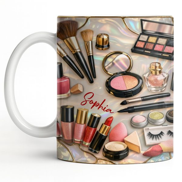 Capture The Elegance And Style Of Beauty Routine - Personalized Custom Coffee Mug - JBS105_MG