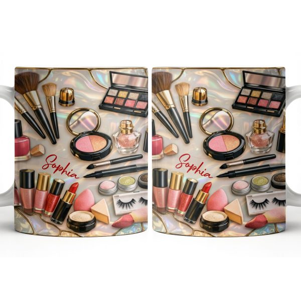Capture The Elegance And Style Of Beauty Routine - Personalized Custom Coffee Mug - JBS105_MG