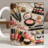 Capture The Elegance And Style Of Beauty Routine - Personalized Custom Coffee Mug - JBS105_MG
