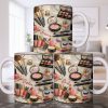 Capture The Elegance And Style Of Beauty Routine - Personalized Custom Coffee Mug - JBS105_MG