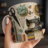 Capture The Essence Of Craftsmanship With Sewing Essentials - Personalized Custom Coffee Mug - JBS020_MG