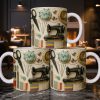 Capture The Essence Of Craftsmanship With Sewing Essentials - Personalized Custom Coffee Mug - JBS020_MG