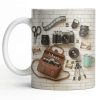 Capture The Moment With Classic Camera And Accessories - Personalized Custom Coffee Mug - JBS083_MG