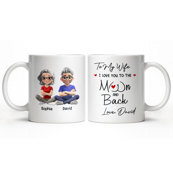 Capture Your Special Moments With A Customizable Couple Design - Personalized Custom Coffee Mug - CPL1056_MG