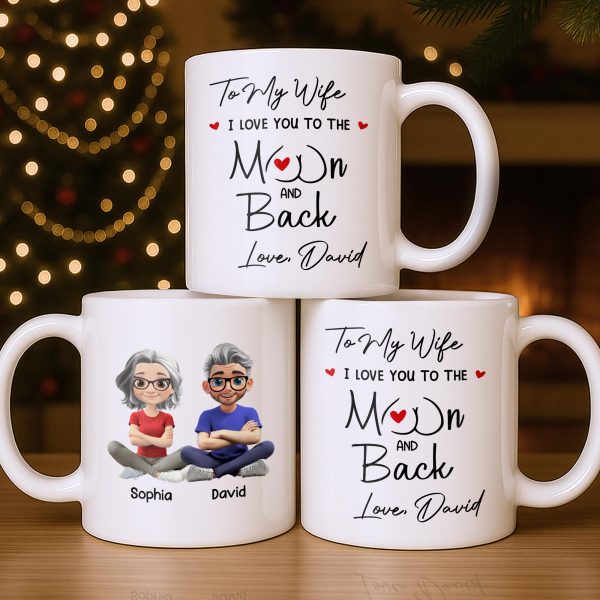 Capture Your Special Moments With A Customizable Couple Design - Personalized Custom Coffee Mug - CPL1056_MG