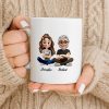 Capture Your Special Moments With Cartoon Couple - Personalized Custom Coffee Mug - DAD291_MG