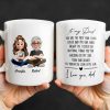 Capture Your Special Moments With Cartoon Couple - Personalized Custom Coffee Mug - DAD291_MG