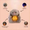 Capybara Breathing Plush Toy with Soothing Music and Light for Baby Sleep