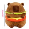 Capybara Burger Plush Toy - Adorable Soft Stuffed Animal Pillow