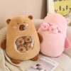 Capybara Plush Pillow Soft Stuffed Doll