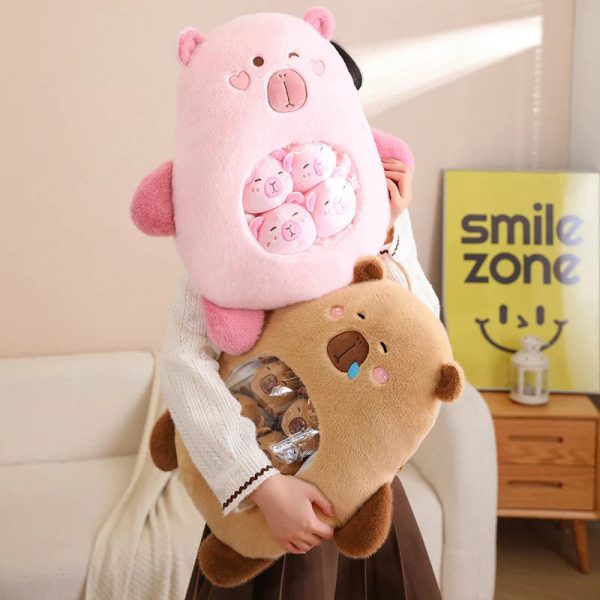Capybara Plush Pillow Soft Stuffed Doll