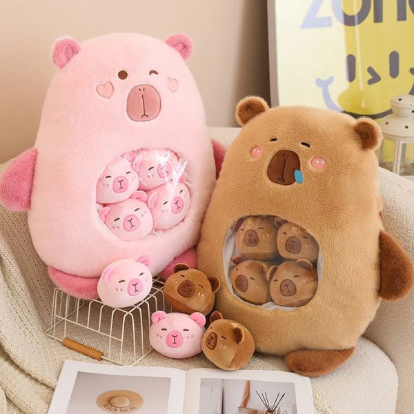 Capybara Plush Pillow Soft Stuffed Doll