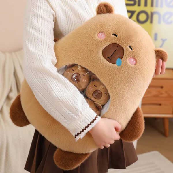 Capybara Plush Pillow Soft Stuffed Doll