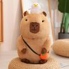 Capybara Plush Toy - Fluffy Fruit-Embracing Doll for Fun Gifts