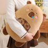 Capybara Squishy Plush Pillow - Adorable Mini Doll for Office Naps