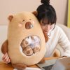 Capybara Squishy Plush Pillow - Adorable Mini Doll for Office Naps