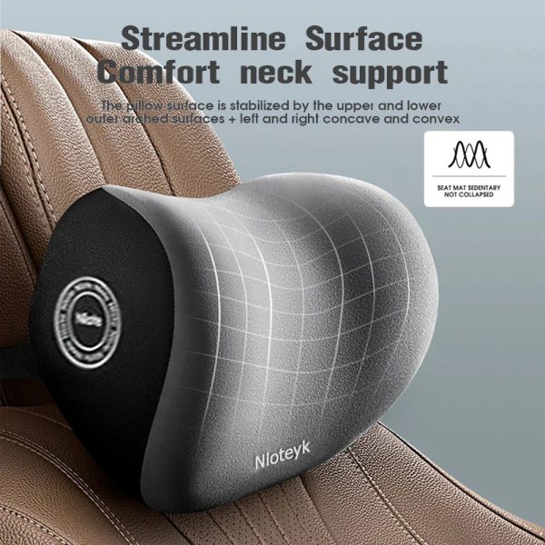 Car Lumbar Support Back Cushion And Neck Pillow