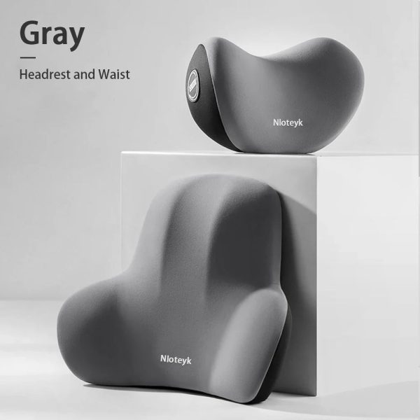 Car Lumbar Support Back Cushion And Neck Pillow