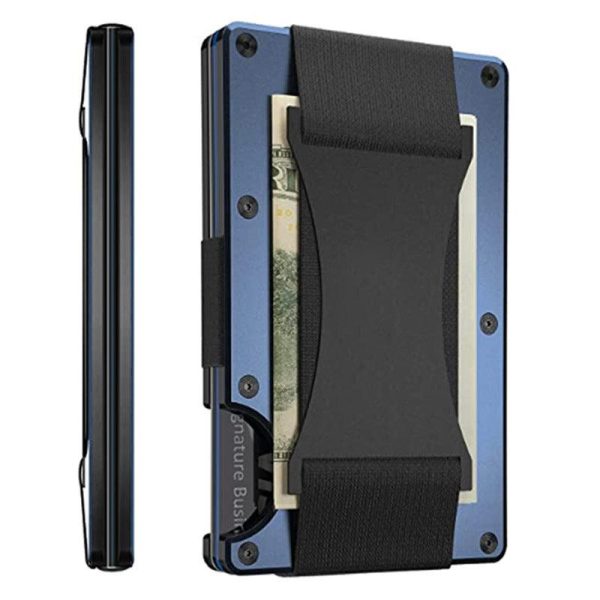 Carbon Fiber Wallet - Rfid Blocking Metal Card Holder