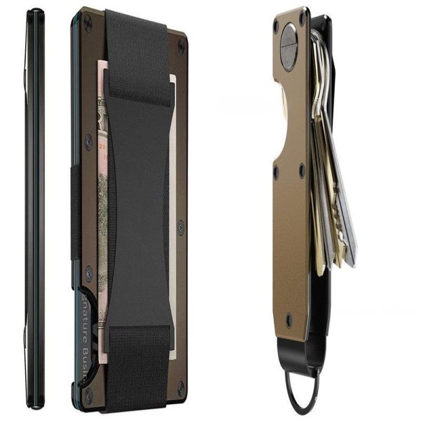 Carbon Fiber Wallet - Rfid Blocking Metal Card Holder