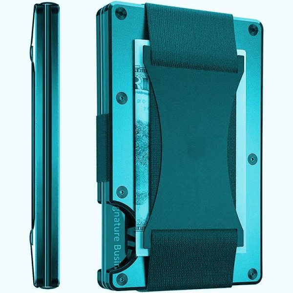 Carbon Fiber Wallet - Rfid Blocking Metal Card Holder