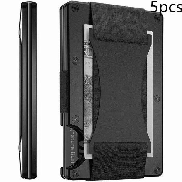 Carbon Fiber Wallet - Rfid Blocking Metal Card Holder