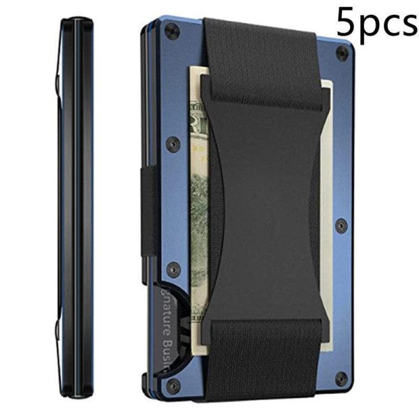 Carbon Fiber Wallet - Rfid Blocking Metal Card Holder