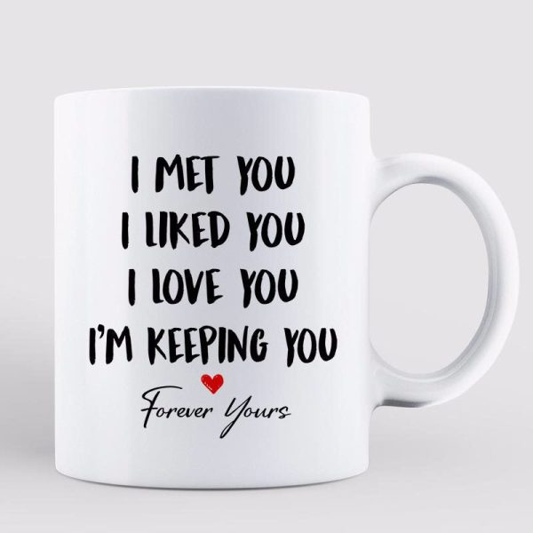 Caricature Couple Gift For Him For Her Personalized Mug