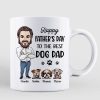 Caricature Dog Dad Personalized Mug