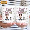 Cartoon Cat Mom Lovely Chibi - Personalized 3D Inflated Effect Ceramic Mug - Gift For Cat Lovers | CLP15 NA94