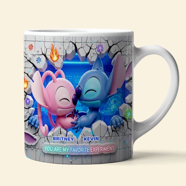 Cartoon Couple Coffee Mug - Personalized Gifts For Couple 04ohdt050625
