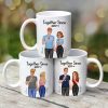 Cartoon Couple Hand In Hand Together Since Personalized Mug