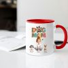 Cartoon Dog Mom Custom Mug A Unique Surprise for Mother's Day, Valentine's Day, or Pet Lovers