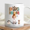 Cartoon Dog Mom Custom Mug A Unique Surprise for Mother's Day, Valentine's Day, or Pet Lovers