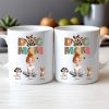 Cartoon Dog Mom Custom Mug A Unique Surprise for Mother's Day, Valentine's Day, or Pet Lovers