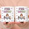 Cartoon Pet Fur Mom Lovely Chibi - Personalized 3D Inflated Effect Ceramic Mug - Gift For Pet Lovers | CLP15 NA94