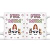 Cartoon Pet Fur Mom Lovely Chibi - Personalized 3D Inflated Effect Ceramic Mug - Gift For Pet Lovers | CLP15 NA94