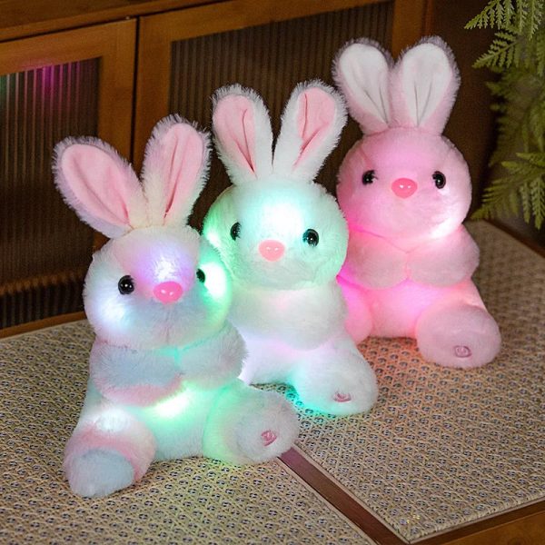 Cartoon Rabbit Plush Toy Soft Stuffed Doll Pillow for Kids and Home Decor