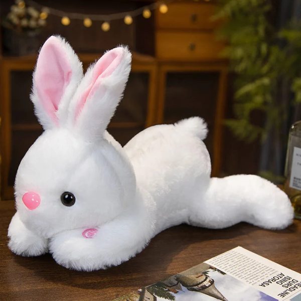 Cartoon Rabbit Plush Toy Soft Stuffed Doll Pillow for Kids and Home Decor