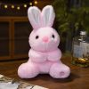 Cartoon Rabbit Plush Toy Soft Stuffed Doll Pillow for Kids and Home Decor