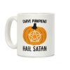 Carve Pumpkins Hail Satan Coffee Mug
