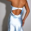 Casual Cut Out Strapless Mini Dress