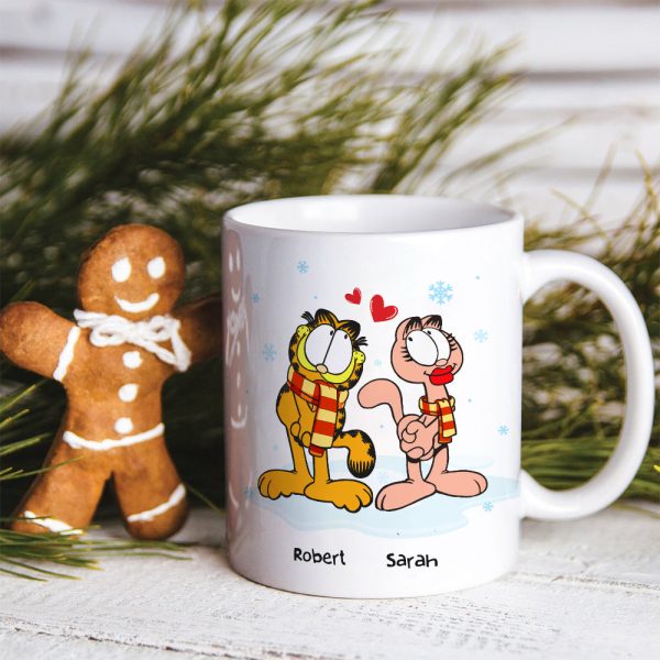 Cat Couple You're The Only One I Want To Annoy, Personalized White Mug, Christmas Gift For Couples