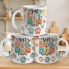 Cat Dad Eat Drink And Be Merry - Dog & Cat Personalized Custom 3D Inflated Effect Printed Mug - Christmas Gift For Pet Owners, Pet Lovers
