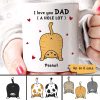 Cat Dad Love You A W-hole Lot Personalized Mug (7 - 15 Cats)