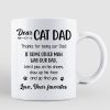 Cat Dad Real Man Funny Gift Personalized Mug