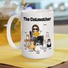 Cat Lover Personalized White Ceramic Mug for Cat Lovers, Custom Gift for Cat Lover