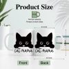 Cat Mama Coffee Mug Funny Cat Lover Gift for Cat Mom Wife Aunt Sister Friend, Mothers Day Birthday Gift